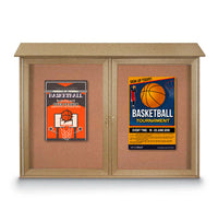 Outdoor Message Center 45" x 36" with 2 Doors