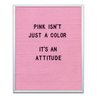 PINK FELT LETTER BOARD