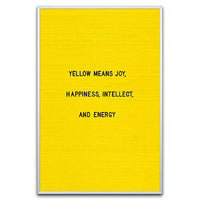 LEMON YELLOW FELT LETTER BOARD