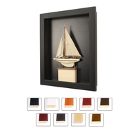 Open Wooden Shadow Boxes 1-inch Deep Usable Interior Cabinet 25 Sizes with #362 Frame Profile | 9 Finishes