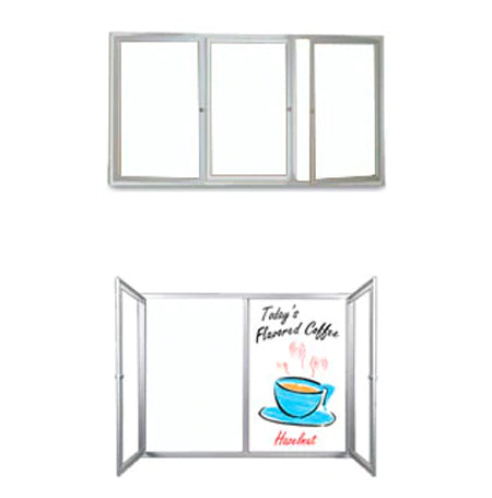 Indoor Enclosed Radius Marker Boards 2 and 3 Door