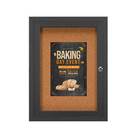 Indoor Enclosed Bulletin Boards 22 x 28 (Single Door)