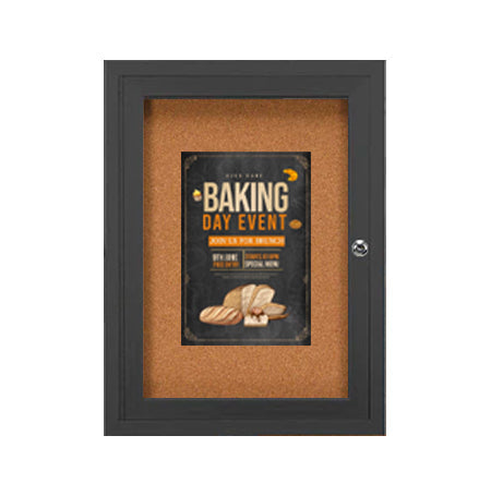 Indoor Enclosed Bulletin Boards 22 x 28 (Single Door)