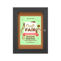 Indoor Enclosed Bulletin Boards 36 x 48 (Single Door)