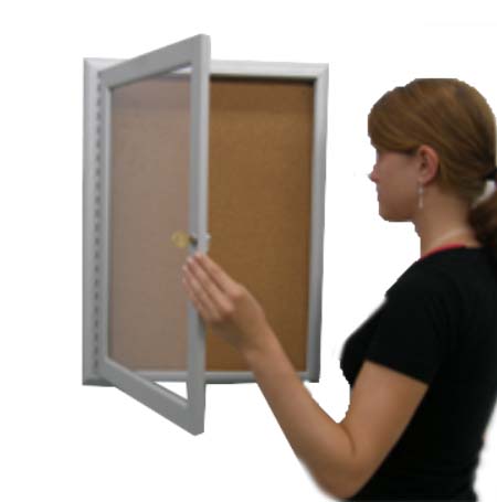 Indoor Enclosed Menu Cases (Radius Edge) - Restaurant Menu Display