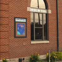 SwingCase Extra Large Outdoor Poster Display Cases with Radius Edges + Personalized Message Header | 15+ Metal Cabinet Sizes