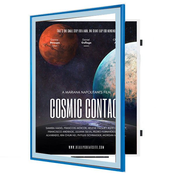 27x41 Poster Frame (Colorful Classic Poster Display SwingFrame)