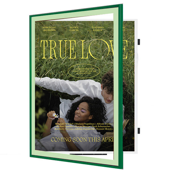 30x40 Poster Frame (Colorful Classic Poster Display SwingFrame)