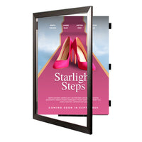 27x41 Poster Frame (SwingFrame Carbon Steel Poster Display)