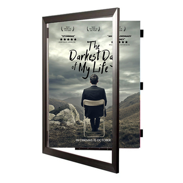 36x48 Poster Frame | Swing Open SwingFrame Carbon Steel Poster Display Frame
