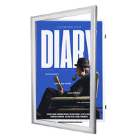 27 x 41 Movie Poster Frame | Classic Metal Framed, Swing Open Poster SwingFrame in 5 Metal Finishes