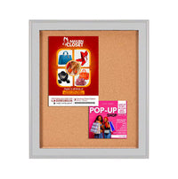 Designer Metal 36" x 48" Enclosed Bulletin Board SwingFrames