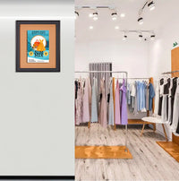 Designer Metal 36" x 48" Enclosed Bulletin Board SwingFrames