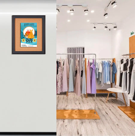 Designer Metal 36" x 48" Enclosed Bulletin Board SwingFrames