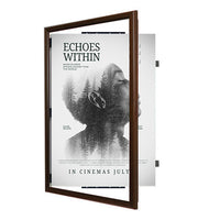 27x39 Wood Frame (353) Poster Display SwingFrames
