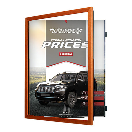 9x12 Wood Frame (361) Poster Display SwingFrames