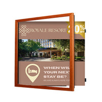 16x16 Wood Frame (361) Poster Display SwingFrames