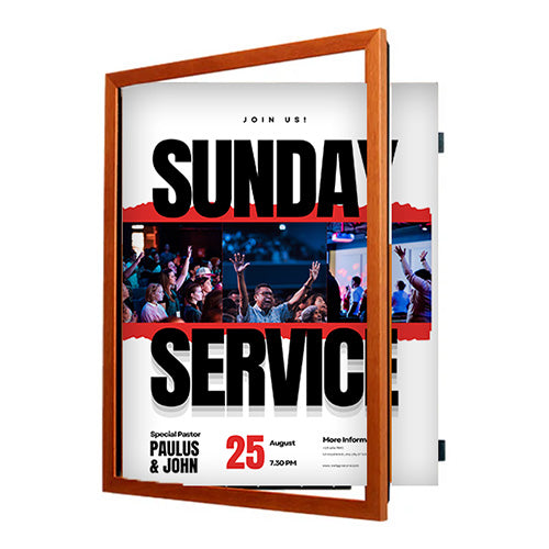 11x17 Wood Frame (361) Poster Display SwingFrames