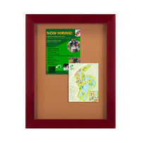 Wide-Wood 18" x 24" Enclosed Bulletin Board SwingFrames