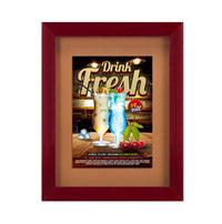 Wide-Wood 24" x 48" Enclosed Bulletin Board SwingFrames