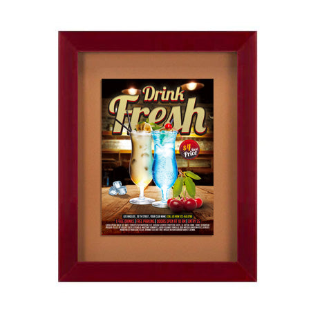 Wide-Wood 24" x 48" Enclosed Bulletin Board SwingFrames