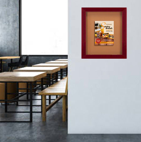 Wide-Wood 30" x 40" Enclosed Bulletin Board SwingFrames