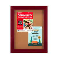 Wide-Wood 36" x 48" Enclosed Bulletin Board SwingFrames