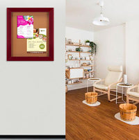 Wide-Wood 42" x 42" Enclosed Bulletin Board SwingFrames