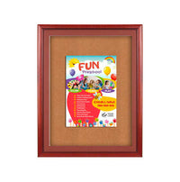 Extra Large Designer Wood Enclosed Bulletin Cork Board SwingFrames 24x60