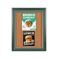 Extra Large Designer Wood Enclosed Bulletin Cork Board SwingFrames 36x48