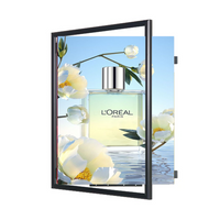 16x20 Poster Frame | SwingFrame Wide-Face Poster Display | Swing Open Quick Change Metal Frame