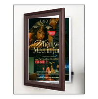 Wood 353 Poster Display SwingFrames 30x40 with Matboard