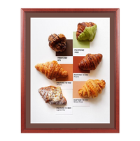 Wood 353 Poster Display SwingFrames 8.5x14 with Matboard