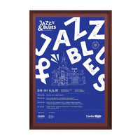 Wood 361 Poster Display SwingFrames 10x20 With Matboard