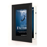 Wood 362 Poster Display SwingFrames 22x28 with Matboard