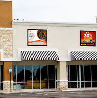 SwingSnap 4' x 4' Slim Metal Profile Banner Stretching Grip Snap Frame | Large Format 48 x 48 Graphic Size