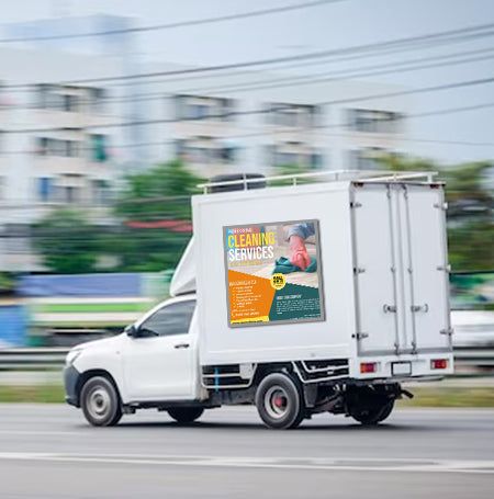 SwingSnap 4' x 4' Slim Metal Profile Banner Stretching Grip Snap Frame | Large Format 48 x 48 Graphic Size