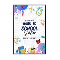 Extra Large Snap Frame 36x72, Front Loading Poster Snap Open Frame with 1 1/4" Wide Metal Profile