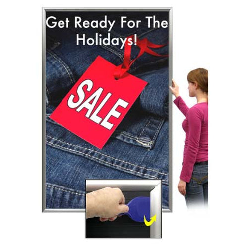 Extra Large 84x96 Poster Snap Frames (1 1/4" Security-Style)