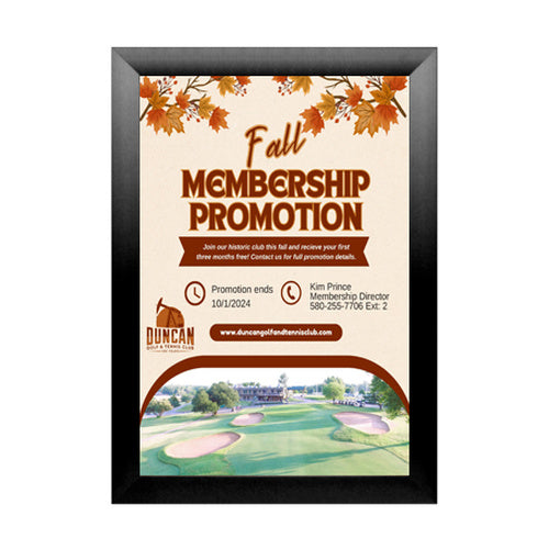 SUPER WIDE Snap Open 12 x 36 Frames (2 1/2" Profile for MOUNTED GRAPHICS)