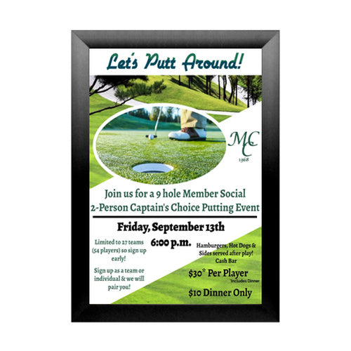 SUPER WIDE Snap Open 27 x 41 Frames (2 1/2" Profile for MOUNTED GRAPHICS)