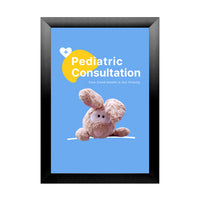Super Wide-Edge Poster Snap Frame 30 x 40 with Bold 2 1/2" Profile for Mounted Graphics on 1/8", 3/16", 1/4" Thick Boards