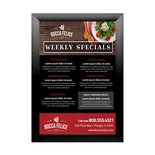 SUPER WIDE Snap Open 36 x 42 Frames (2 1/2" Profile for MOUNTED GRAPHICS)