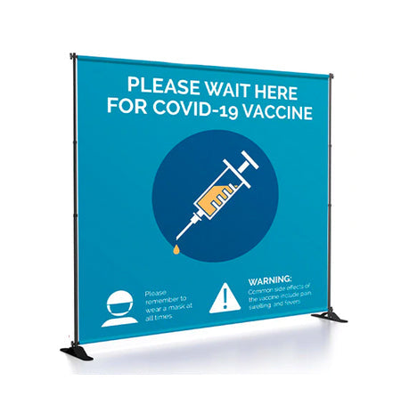 SUPER SIZED Large Banner Stands (Adjustable Width 24" to 42")