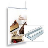 Snap Bar Ceiling Mount Poster Gripper - 22 Inches