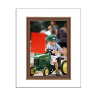 5/8" WIDE FRAME PROFILE WITH DECORATIVE MATBOARD