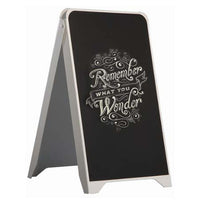 Plastic Black Chalk (Marker) A-Board Pavement Sign Holder