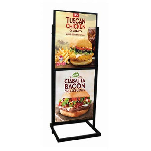 2 Tier Info Board Sign Stands (for 22” x 28” Posters)