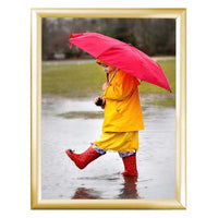 8.5x11 Snap Frame Poster Sign Frames 1" Wide | Gold Frame with Mitered Corners