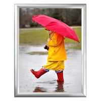 22x28 Snap Frame Poster Sign Frames 1" Wide | Silver Frame with Mitered Corners
